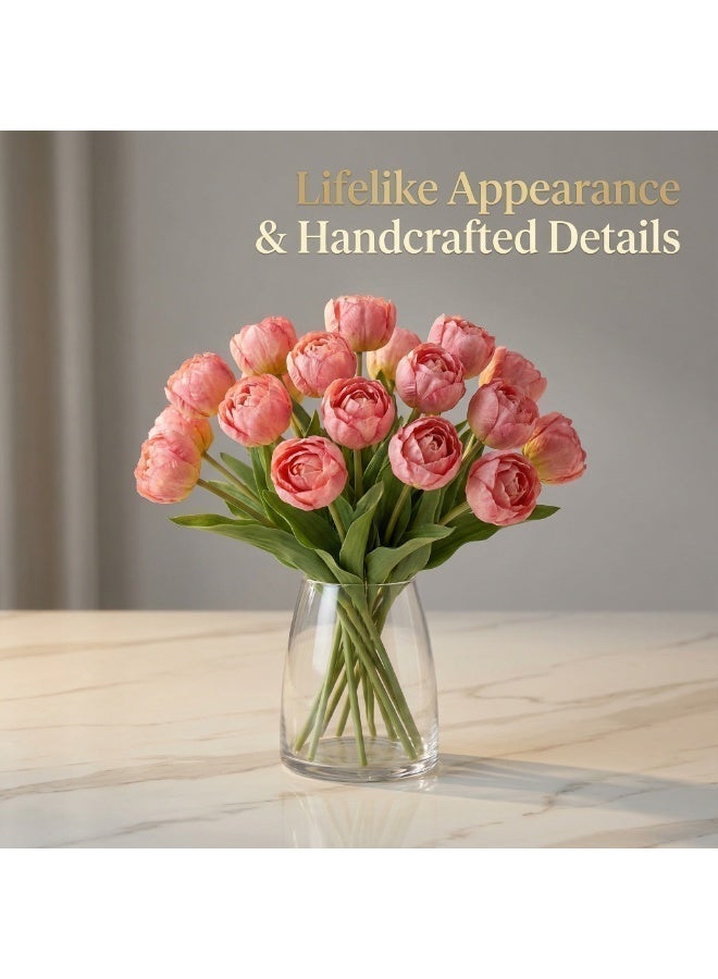 Dark Pink Tulip Artificial Flowers- Home Decor - Image 3